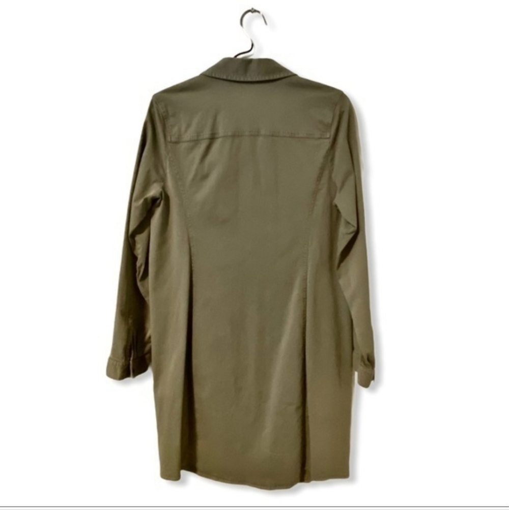 J.Jill live n chino green button down dress - Picture 3 of 3